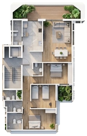 Apartment 4 plan