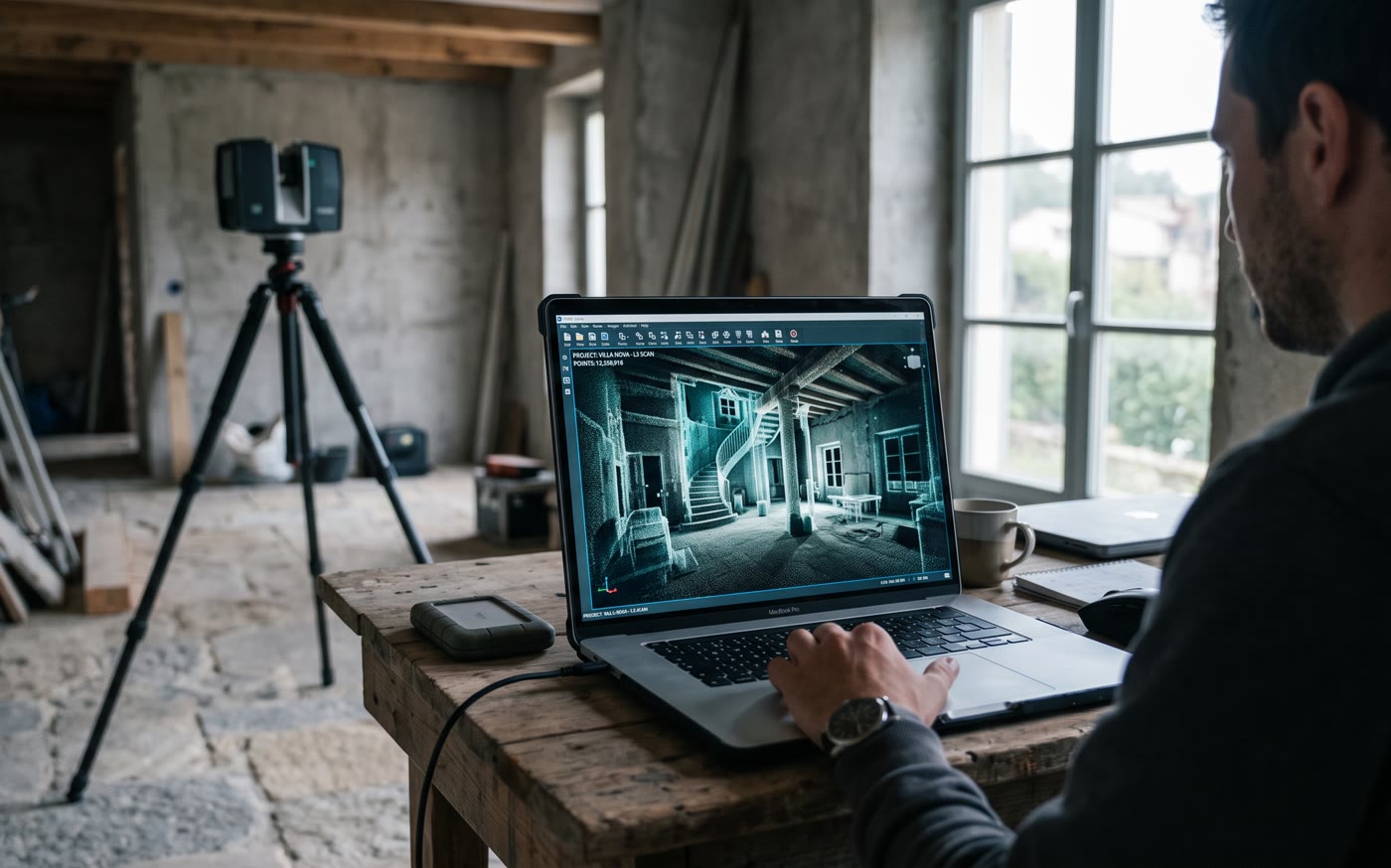 3D interior scan